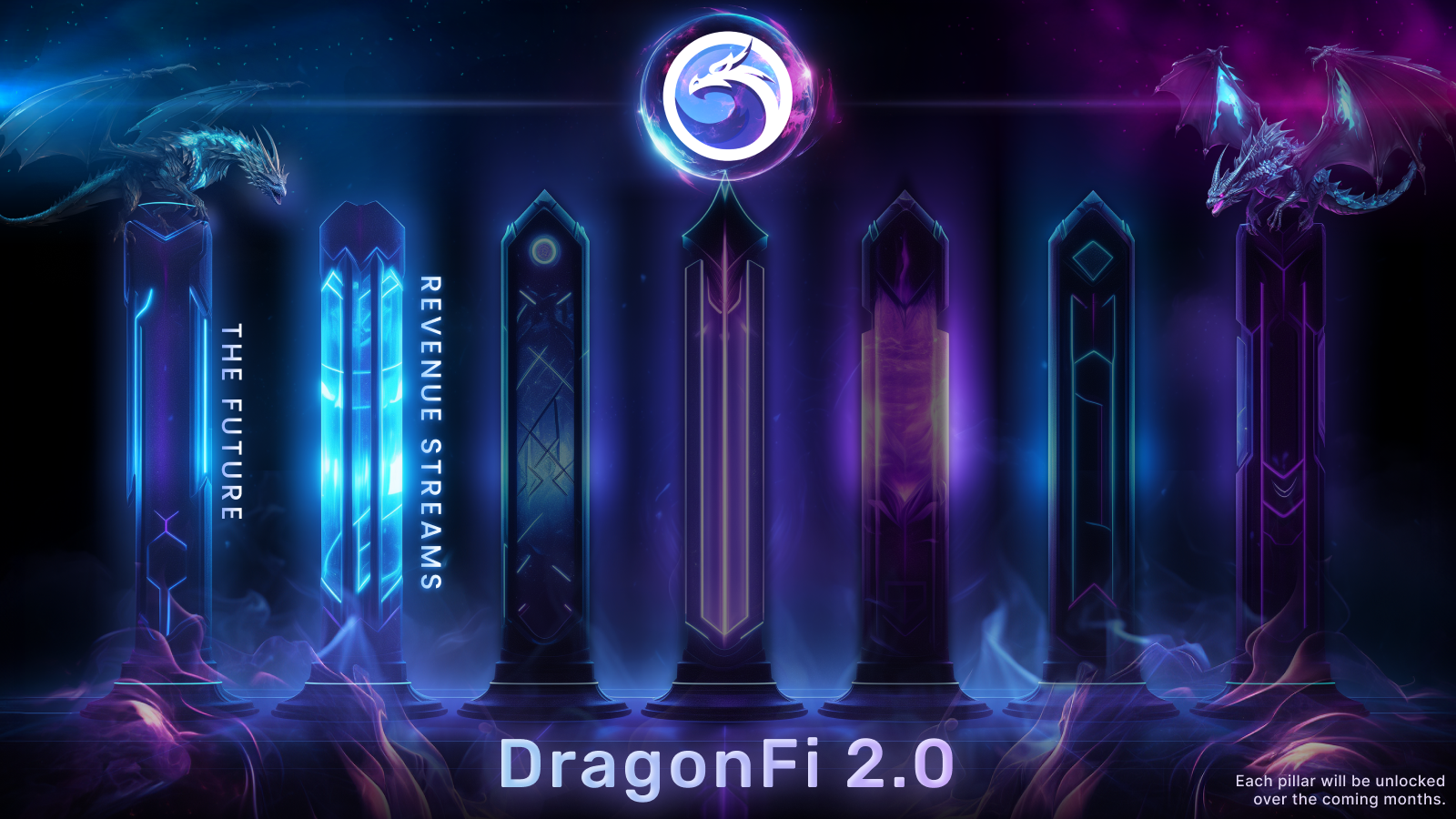 DragonFi 7 Pillars Comets Pillar 2 Lit